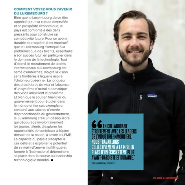 Un écosystème tourné vers l’avenir et la problématique des talents au Luxembourg